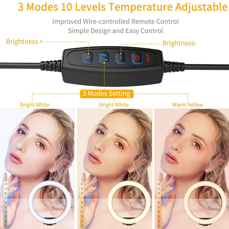 6/10/12 Inch LED Selfie Ring L - Photography Lighting With Umbrella review and price