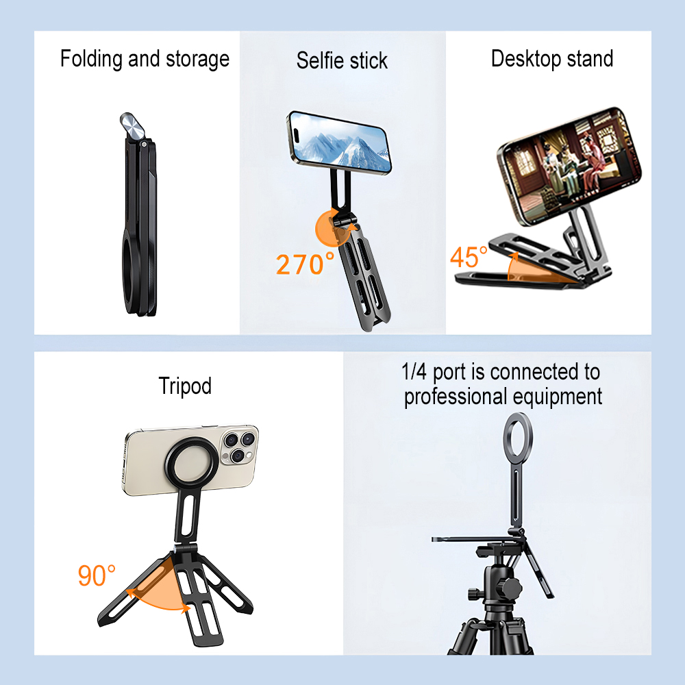 Magnetic Phone Holder Four-axi - Stand Lighting Photography review and price